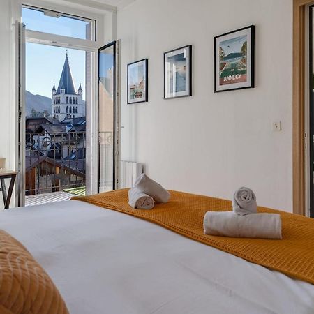 Le Balcon Annecien 4 - Rooftop View For 2-4 People آنسي المظهر الخارجي الصورة