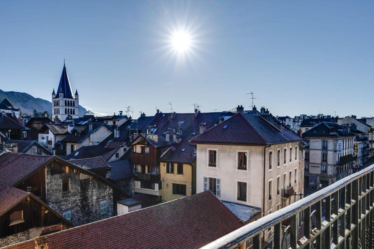 Le Balcon Annecien 4 - Rooftop View For 2-4 People آنسي المظهر الخارجي الصورة