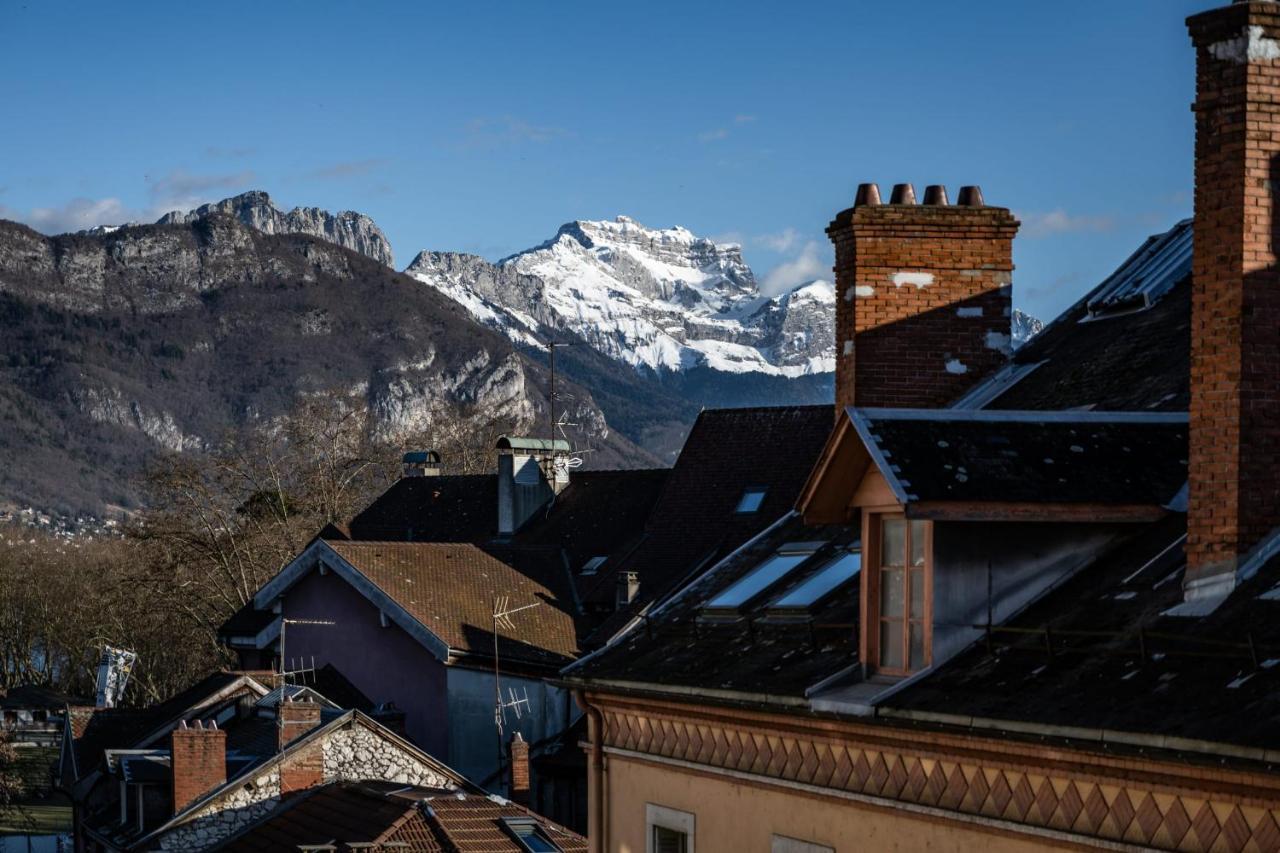 Le Balcon Annecien 4 - Rooftop View For 2-4 People آنسي المظهر الخارجي الصورة